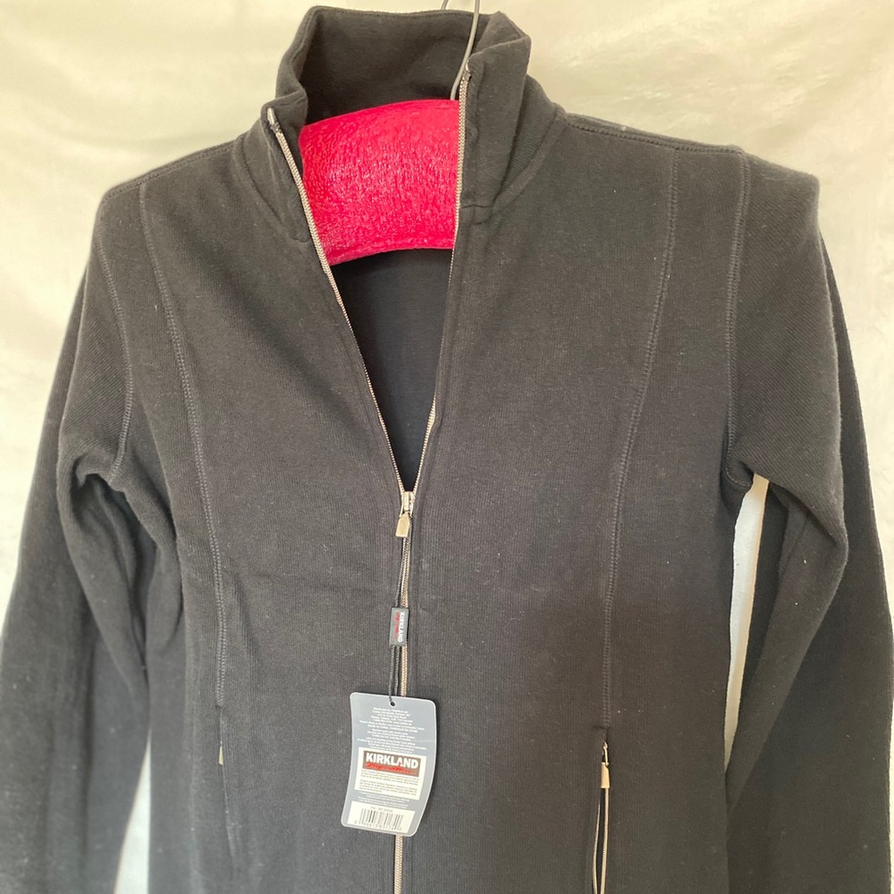 Black Full Zip Front Jacket